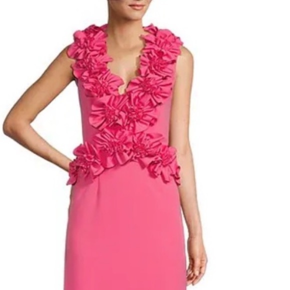 Antonio Melani Breast Cancer Awareness Capsule Mary-Cathryn Crepe Dress, Size 2 - Picture 3 of 17